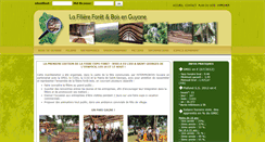 Desktop Screenshot of guyane-bois.net